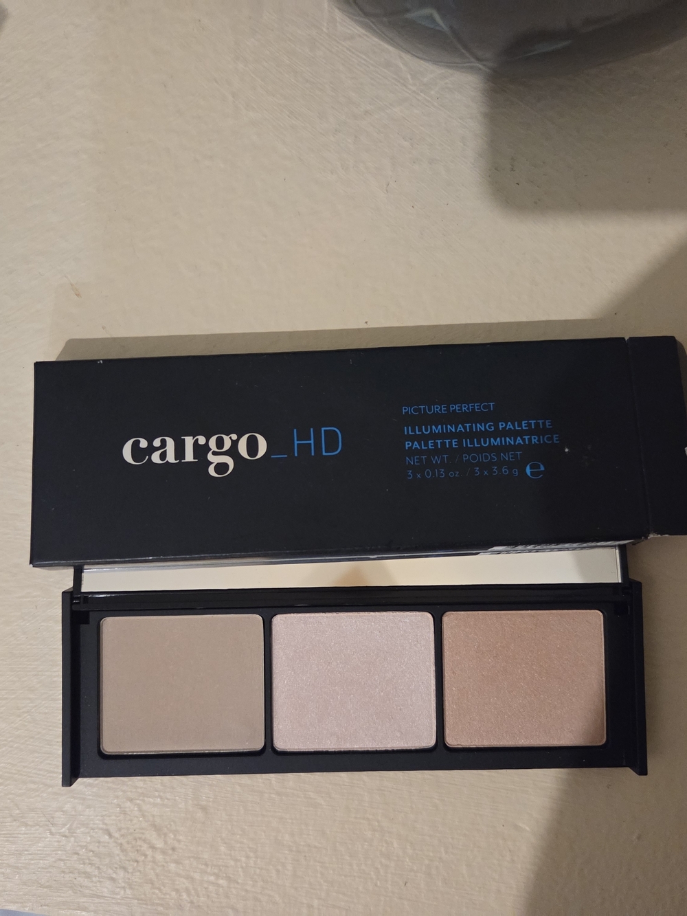Cargo_HD Picture Perfect Illuminating Palette Highlighter 3 Shade New in Box